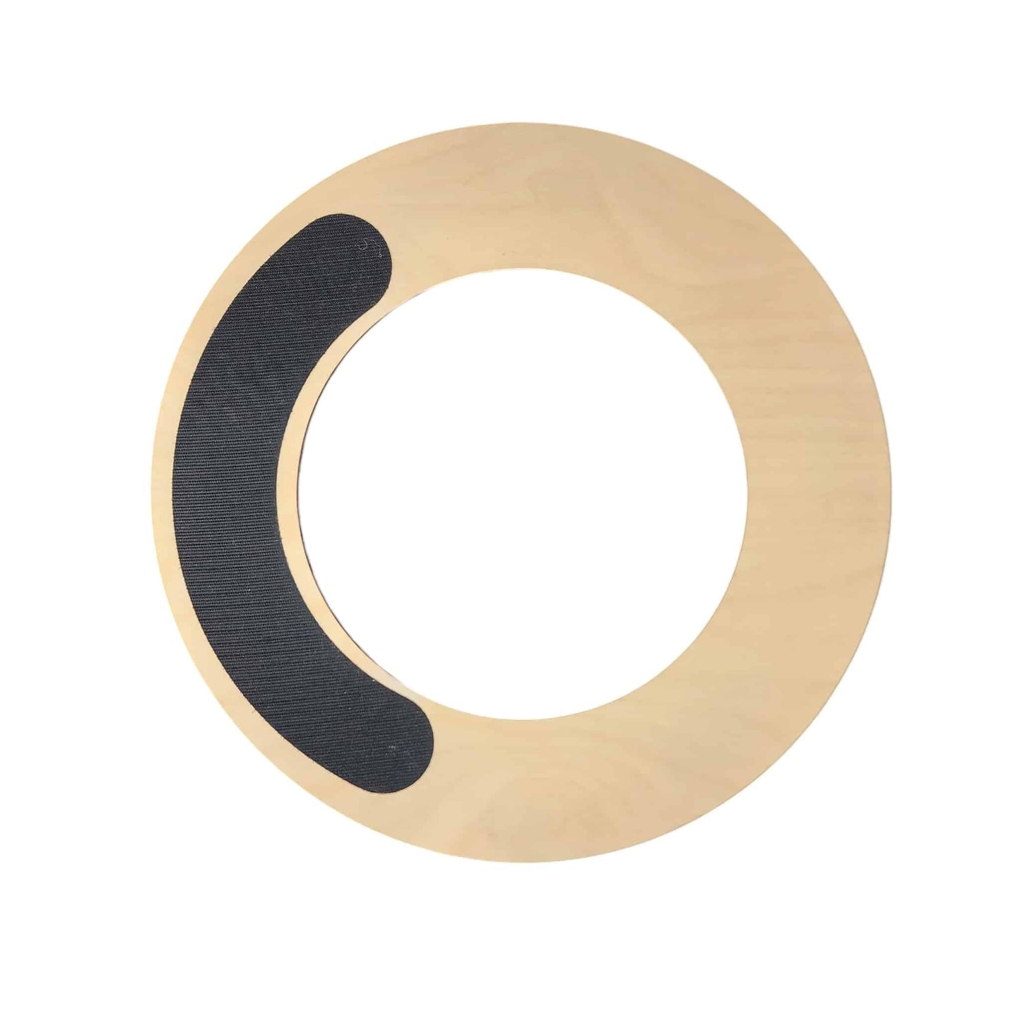 This 18" standard wreath base in birch is a modern wreath option. Looks best on white, black and modern colored doors.