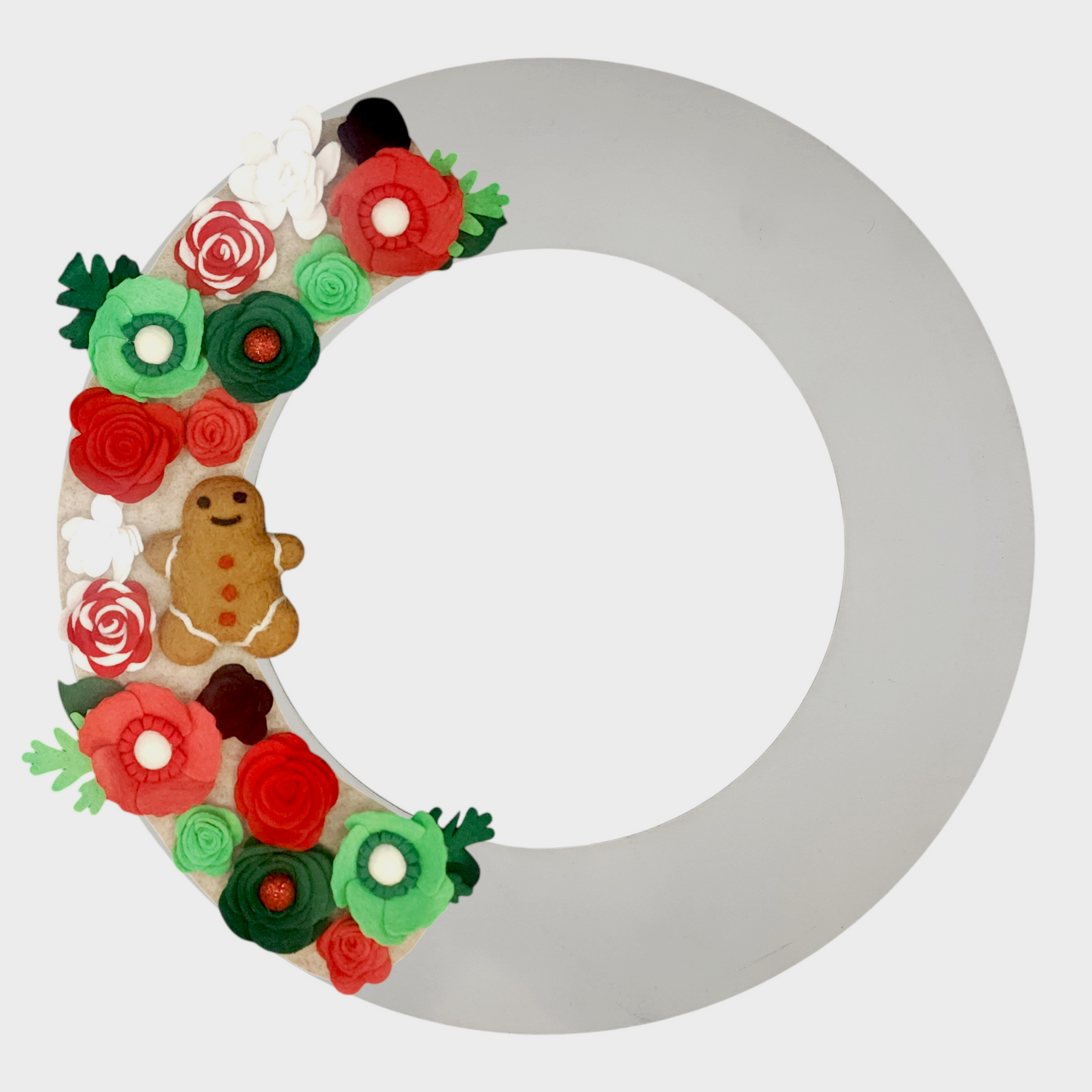 Festive Gingerbread | Standard Wreath Attachment