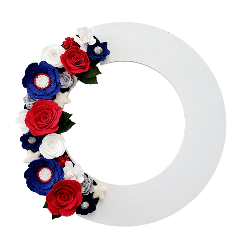 Fourth of July Wreath (attachment only)